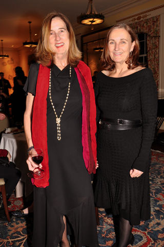 2. Co-Chairs Philadelphia French Heritage Julia Ward, Anne Jensen paused for a photo during the event.