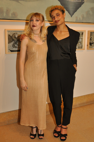 12. Artist Clarissa Kear and guest Emily Jaques