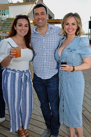 3. Channel 17 team members Monica Cryan, Nick Foley and Lisa Bizjak attended the opening event