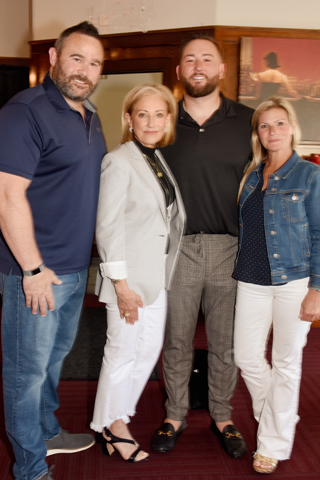 2. Jason Fallon, Ann Lagos, Alex Deck and Suzy Pratowski attended the event