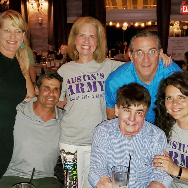 9. John Beltrante and Austin Beltrante with Teresa Appleby, Karen Zetterberg, Dannielle Beltrante, Jeff Beltrante and Gerry Pietrantonio