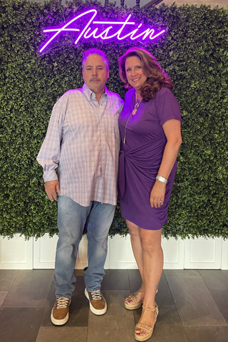 7. Nick and Tina Fortebuono who also organized the event