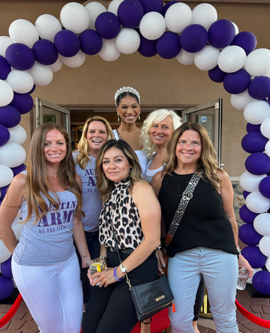 8. Stacey Park, Sue D’Angelo, karla Rhamirich, Stacy McCauley, Patty Grogan with Miss Pennsylvania USA Billie Larae Owens