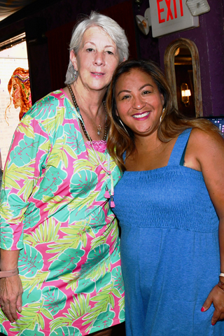 10. Peggy Walk-Erlich paused for a photo with Kim Wright