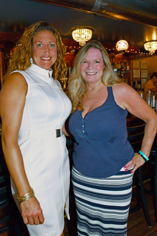 4. Julia Brines chatted with Mary Beth Heilmann