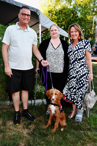 7. Brian Hausknecht, Alyssa Brown and Christine Carlson and of course Barney!