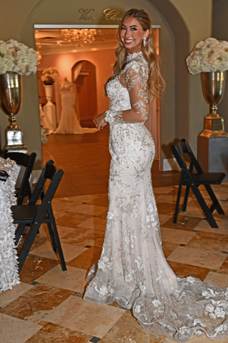 22. Skylar Volz in a gorgeous wedding gown