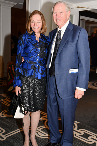 12. Joyce Sando and Chuck Pennoni attended the special evening.