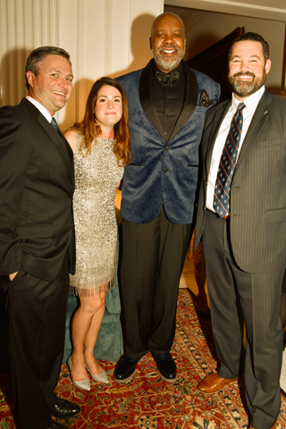 8. Matthew and Kaelin Clark chatted with Kim Robinson and Dennis Pickeral