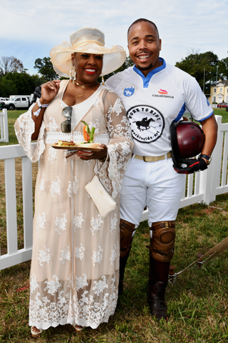 2. Sharmell Sigler chatted with Polo Player Richard Prather
