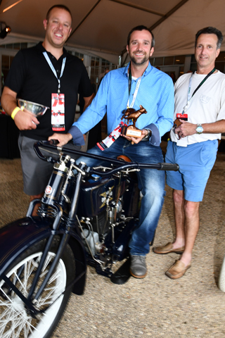  14. Devin Mooney, Ryan Zeller and Jim Lewis. Ryan won “Best in Show’ for his motorcycle entry 