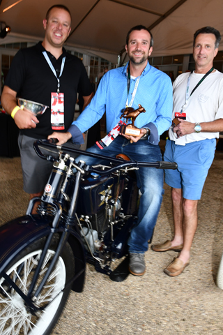 14. Devin Mooney, Ryan Zeller and Jim Lewis. Ryan won “Best in Show’ for his motorcycle entry