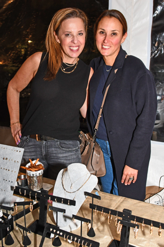 3. Kimby Kimmel brought jewelry pieces from her Ilyan Collection to the event. Corie Moskow joined Kimby in the photo op!