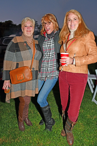 3. Holly Heffernan (center) shared a fun moment with Marlou Gregory and Mary Jo Boucher