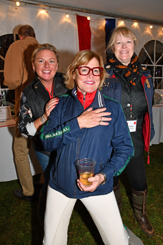8. Maripeg Bruder shared a fun moment with Crissy Bowden and Pam Hastings