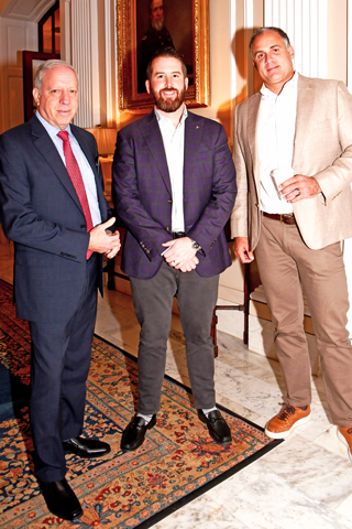 2. Craig Karasin, Brian Dowell and Sam LePore attended the luncheon