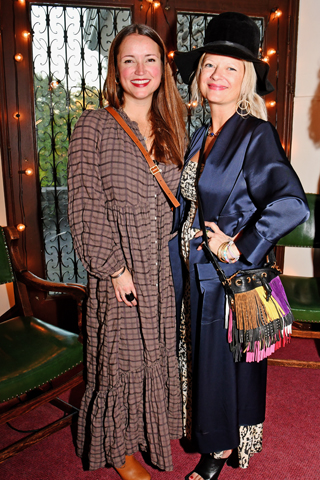 9. Boho chic Holly Laporte and Kerri Farragut attended the opening event