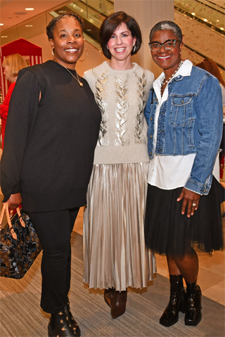 10. Co-chairs Imani Nelson and Emily Branch-Okala paused for a photo with Katie Pryma