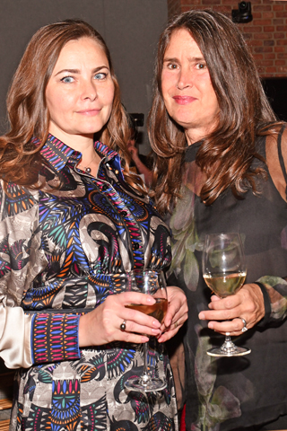 6. Iryna Mazur, Honorary Consul of Ukraine in Philadelphia chatted with Tamara Olexy during the event