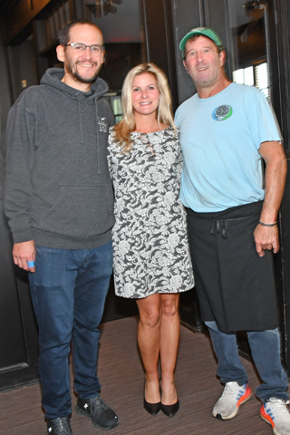 2. Bridget’s Steakhouse GM Steve Britt and owner Kevin Clibanoff gathered for a photo with Suzy