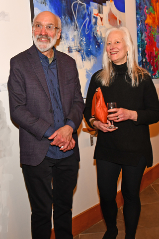 19. Artist Stuart Shils and Marianne Mitchell 