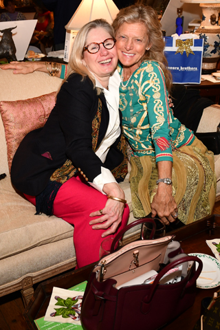 3. Clare Edwards Myers shared a moment with Cheryl DeGoio Smith