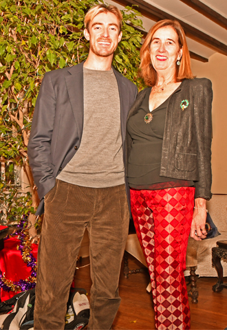5. Dylan Ward paused for a photo with his mother Julia Ward