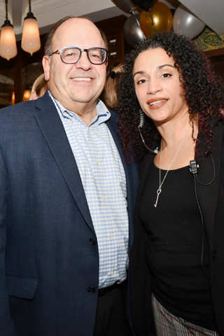 4. Philadelphia Mayoral candidate Allan Domb chatted with Mabel Davidson