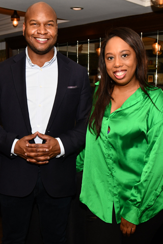 7. Michael Newmuis chatted with Afea Tucker