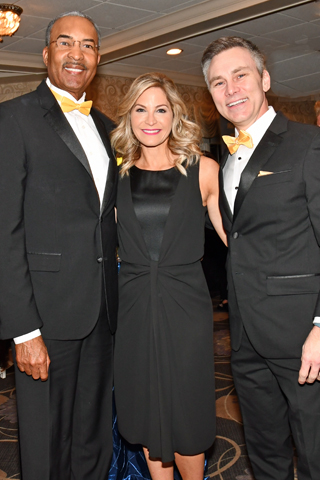 4. CBS News anchors Ukee Washington and Jessica Kartalija and meteorologist Bill Kelly welcomed guests to the event