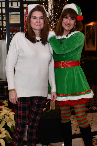 5. Incoming and outgoing presidents Phyllis Hart and Carolyn Slota shared a moment at the luncheon