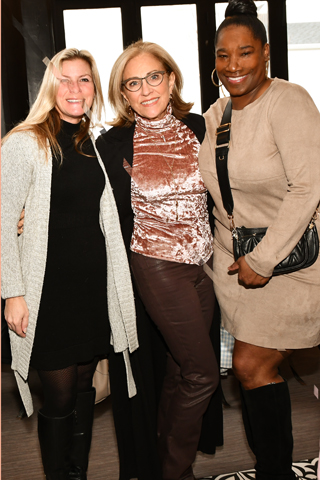 12. Suzy Pratowski, Ann Lagos and Kysha Woods