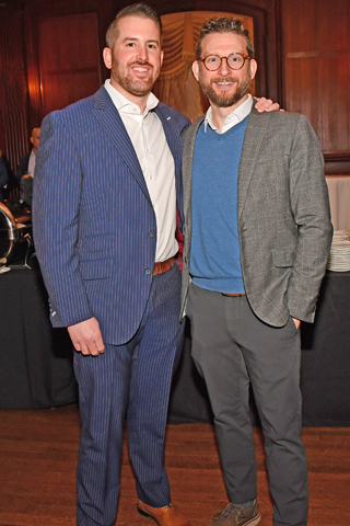 2. Brian Dowell and Jim McGrath attended the speaker luncheon