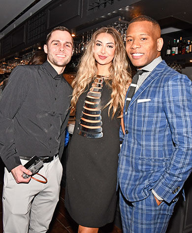 7. Eric Weber and Skylar Volz chatted with Sabir Peele