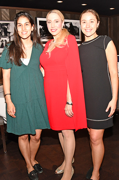 12. Meera Kohli, Dr. Laura Picciano and Annika Samuelson