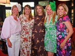 Van Cleve Bridal & Evening Wear and Hats by Zoya Egan Millinery featured during a fashion show and luncheon at Rosalie Wayne