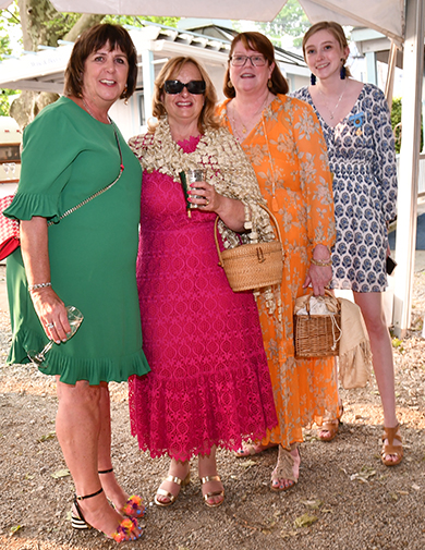 2. Sandy Pierson, Beth Previti, S Mimi Killian and her daughter Tess attended the event