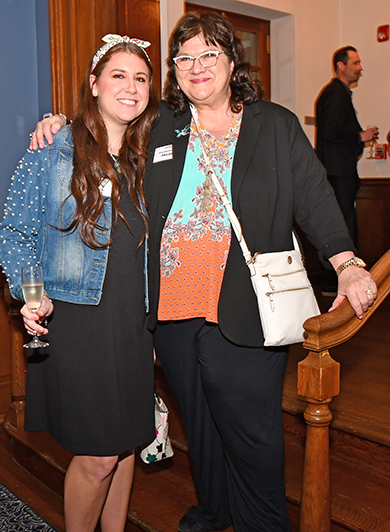 Editor, Columnist and Blogger Peg DeGrassa and her daughter Marguerite were among those attending the event