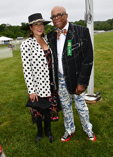 2. Elissa Bloom and noted fashion designer Conrad Booker