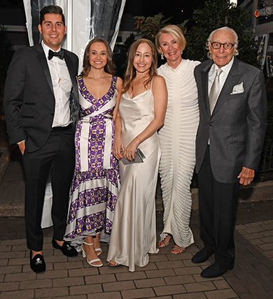 Josh Haberman, Ali, Dana, Wendy and Paul Rosen were pictured during the reception