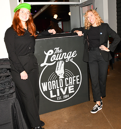 World Cafe staff members directed attendees