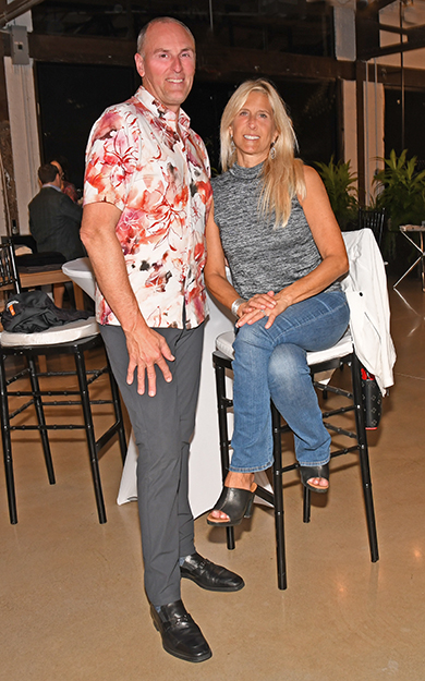 8. Porsche enthusiasts Robert and Mary Johnson attended the event