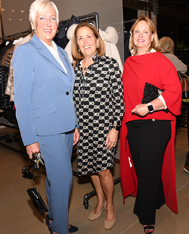 8. Deborah Cunningham chatted with Devon Horse Show Country Fair 2024 co-chairs Debbie Martin and Beth Previti
