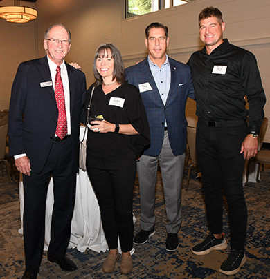 8. Charlie Kochka, Cynthia Jaros, Paul Isenberg and Brent Celek