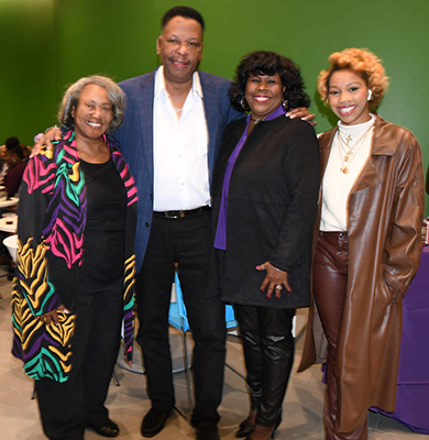 11. Barbara and Calvin Brown and Joanne and Alexa Craig. joanne Craig received the 2023 Health Equity in Public Service Award
