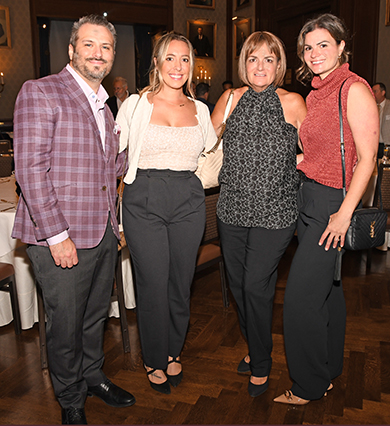 Dave Ledley, Amy Smith, and Hailey and Alysia DeStefano attended the luncheon