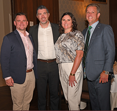 Robert Reeves, Connor Cunningham, Kim Wagoner and Ruan Barbecane