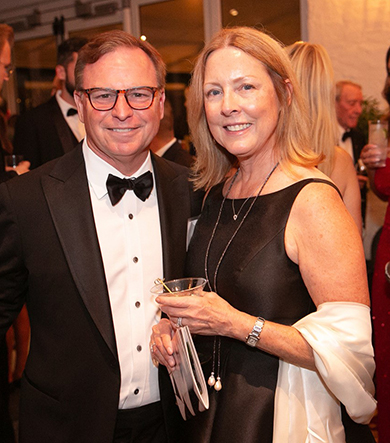 Tak Papariello, General Manager, Jaguar Land Rover Main Line and his wife Tracey
