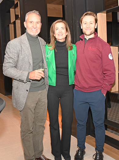 Bill Mangan, Caroline Mangan O'Ha,lloran and Will Mangan