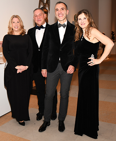 1. Chief Development Officer Jane Allsopp paused for a photo with Joseph Kotarski, Frederico Mingozzi and Tania Spensierato